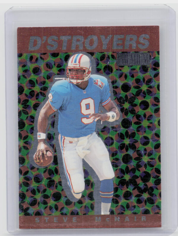 1998 SkyBox Premium Steve McNair #12 D Oilers D'stroyers