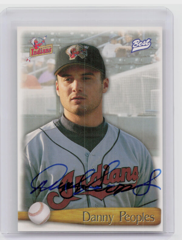 1998 Team Best Danny Peoples #NNO Indians Autographs Player of the Year