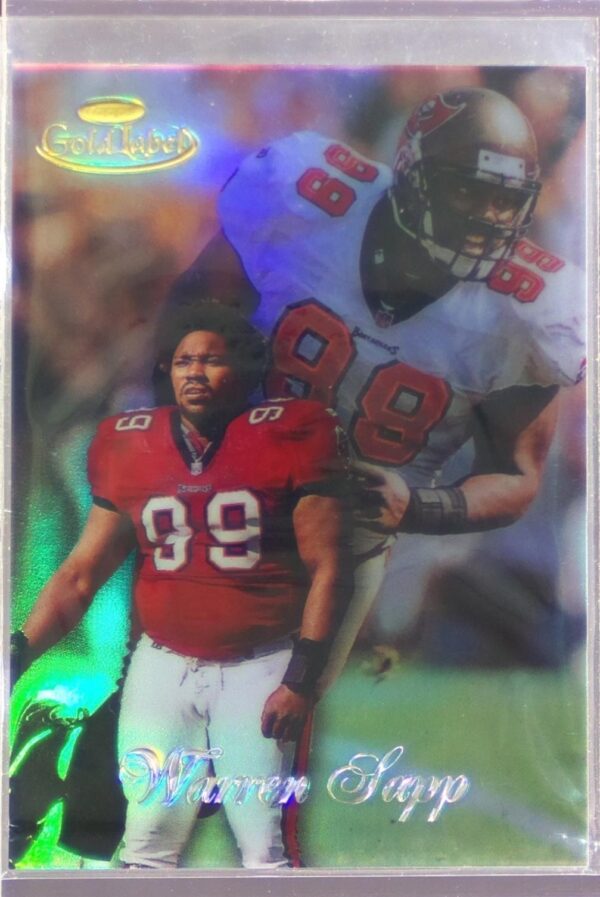 1998 Topps Gold Label Warren Sapp #21 Buccaneers