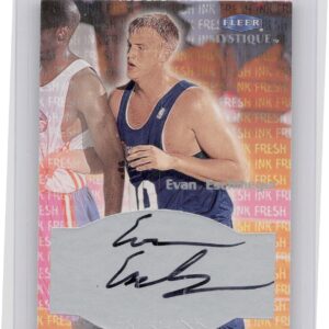 1999-00 Fleer Mystique Evan Eschmeyer AU #NNO Nets Fresh Ink