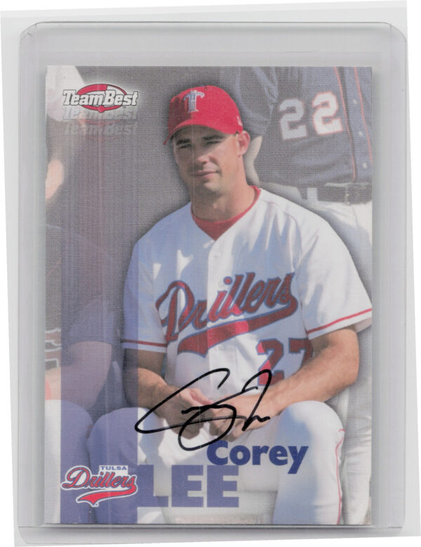 1999 Team Best Rookie Corey Lee AU #NNO Drillers Autographs