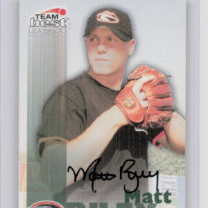 1999 Team Best Rookie Matt Riley AU #NNO Shorebirds Autographs