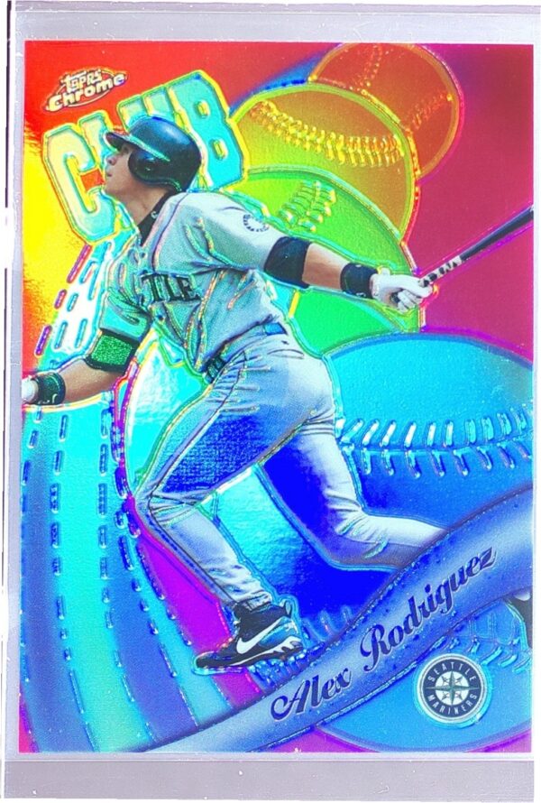 1999 Topps Chrome Alex Rodriguez #AE12 Mariners All Etch Refractor