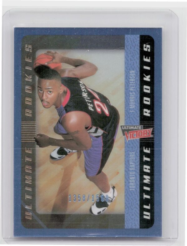 2000-01 Upper Deck Ultimate Victory Morris Peterson /1500 RC #111 Raptors