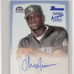 2000 Bowman Choo Freeman AU #CF Rockies Autographs