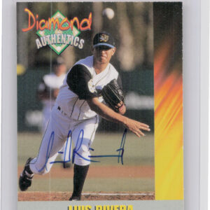 2000 Diamond Authentics Autographs Luis Rivera AU SN1250 #MS2 Pelicans Magnifice