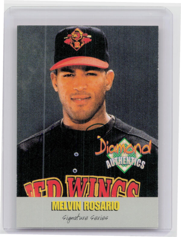 2000 Diamond Authentics Autographs Melvin Rosario AU SN3250 #5 Wings