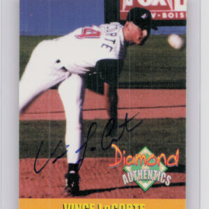 2000 Diamond Authentics Autographs Vince LaCorte AU SN3250 #19 Hawks