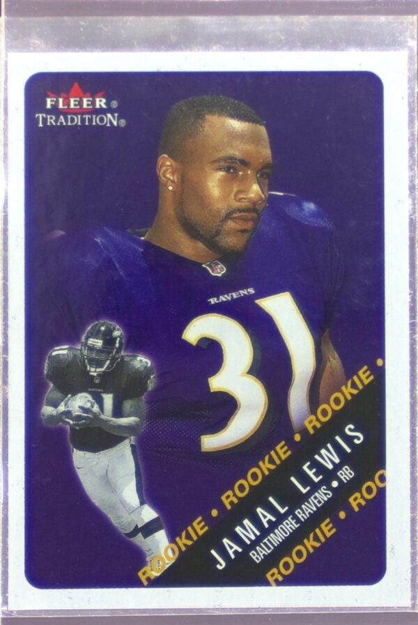 2000 Fleer Tradition Jamal Lewis RC #306 Ravens
