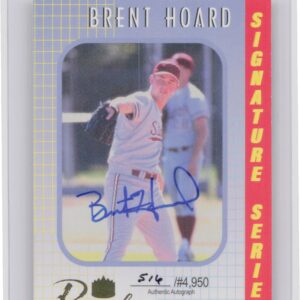2000 Royal Rookies Brent Hoard AU SN4950 #14 Twins Autographs