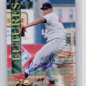 2000 Royal Rookies Futures Carlos Silva AU SN4950 #11 Phillies Autographs