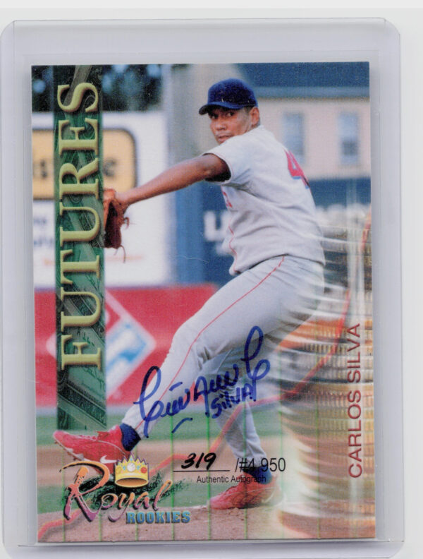 2000 Royal Rookies Futures Carlos Silva AU SN4950 #11 Phillies Autographs