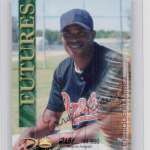 2000 Royal Rookies Futures Enrique Ramirez AU SN4950 #9 Orioles Autographs