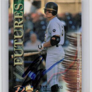 2000 Royal Rookies Futures Eric Byrnes Auto /4950 #14 A's Autographs