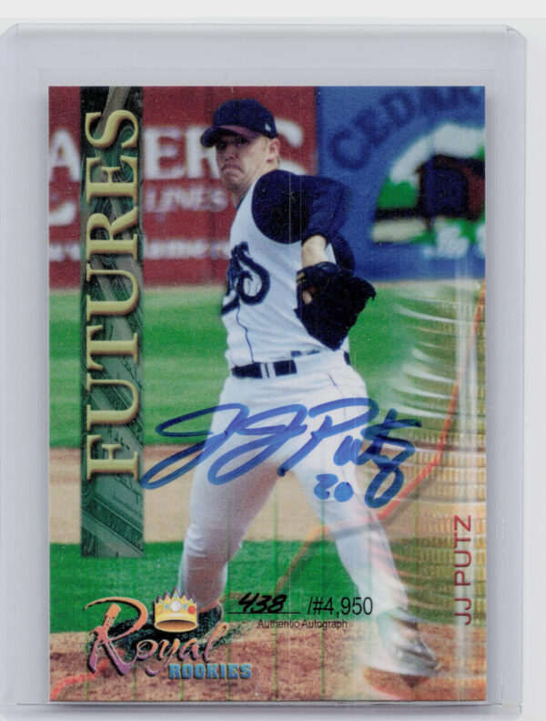 2000 Royal Rookies Futures J.J. Putz AU SN4950 #28 Rattlers Autographs