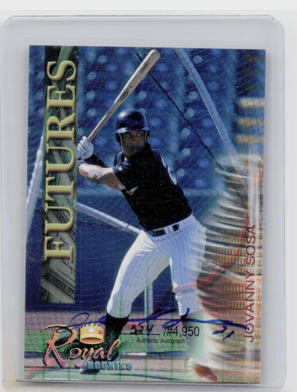 2000 Royal Rookies Futures Jovanny Sosa AU SN4950 #12 Crawdads Autographs