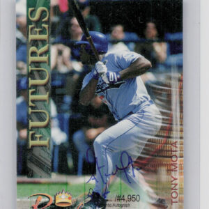 2000 Royal Rookies Futures Tony Mota AU SN4950 #5 Dodgers Autographs