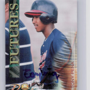 2000 Royal Rookies Futures Tony Pena Jr. AU SN4950 #25 Braves Autographs
