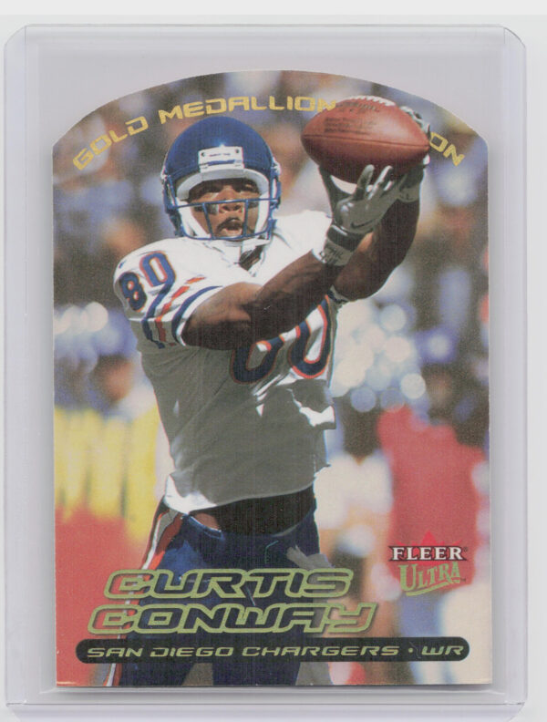2000 Ultra Curtis Conway Gold Medallion #64G Chargers