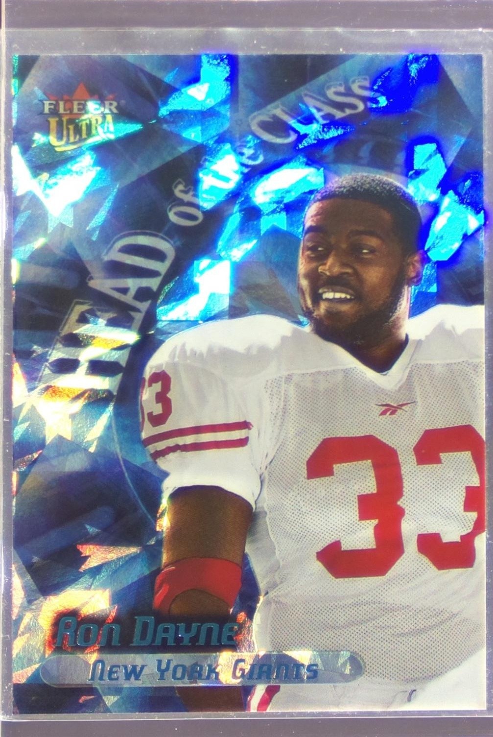 2000 Ultra Ron Dayne RC #2 HC Giants Head of the Class