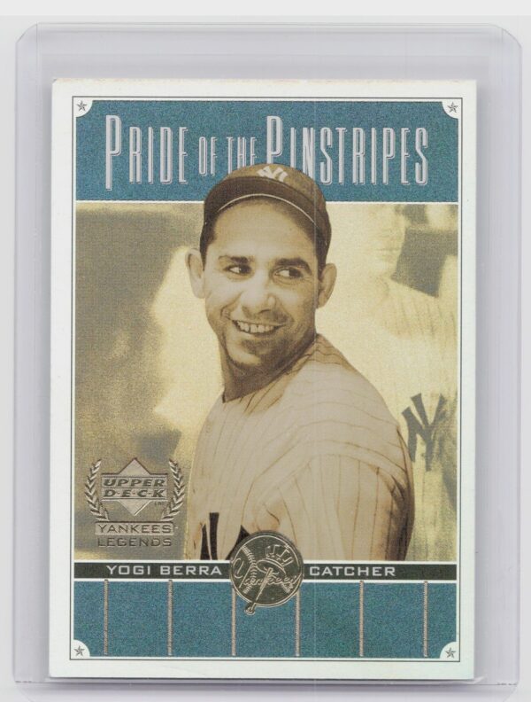 2000 Upper Deck Yankees Legends Yogi Berra #PP6 Yankees Pride of the Pinstripes