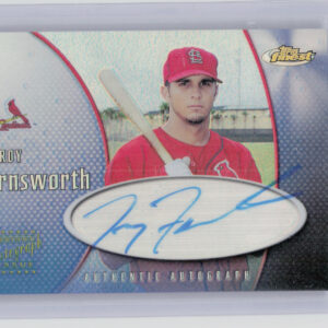 2001 Finest Troy Farnsworth AU #FA-TF Cardinals Autographs