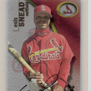 2001 Fleer E-X Esix Snead AU SN1999 #109 Cardinals Autographed Rookies/Prospects