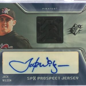 2001 SPx Jack Wilson RC Auto JSY #144 Pirates