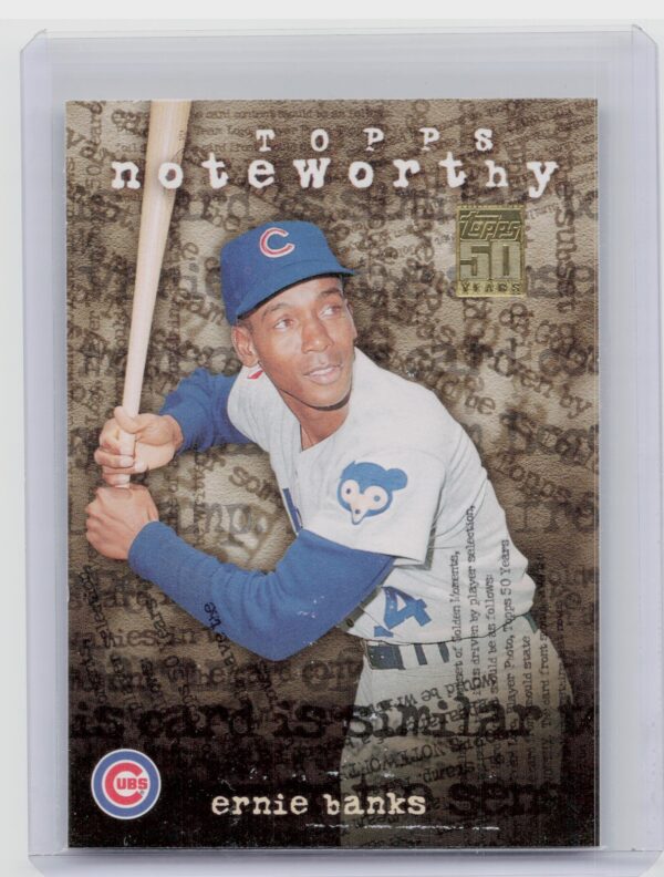 2001 Topps Ernie Banks #TN40 Cubs Noteworthy
