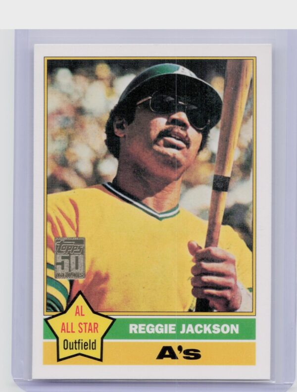 2001 Topps Reggie Jackson #25 Athletics Through the Years Reprints