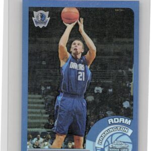 2002-03 Topps Chrome Adam Harrington Refractors #160 Mavericks