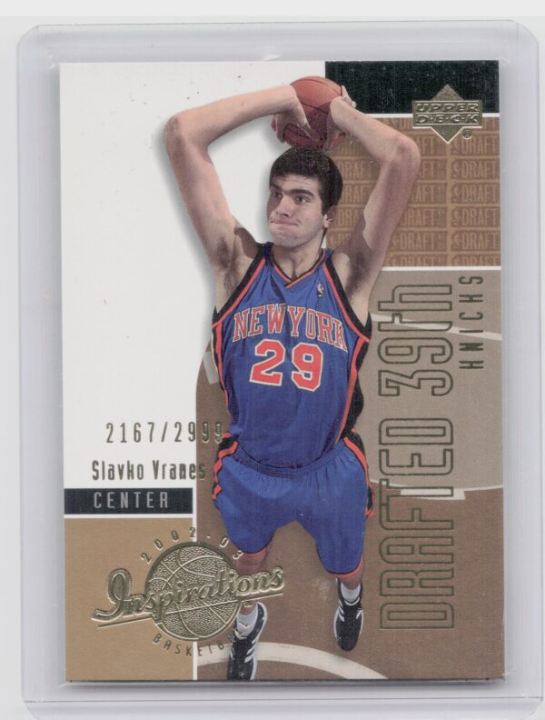 2002-03 Upper Deck Inspirations Slavko Vranes SN2999 #194 Knicks