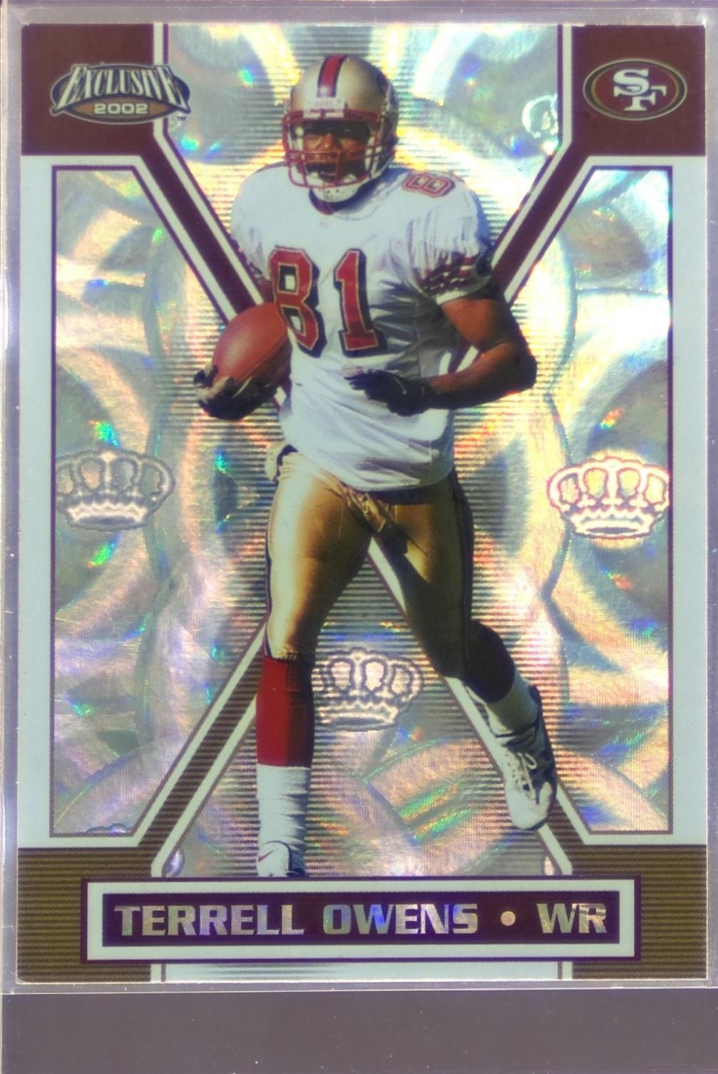 2002 Pacific Exclusive Terrell Owens #157 49ers