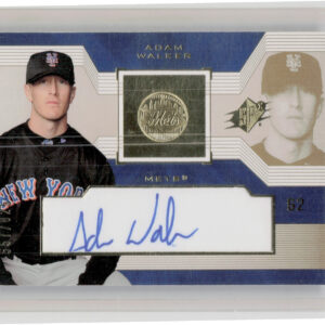 2002 Upper Deck Rookie Update Adam Walker AU SN825 RC #221 Mets 2002 SPx Update