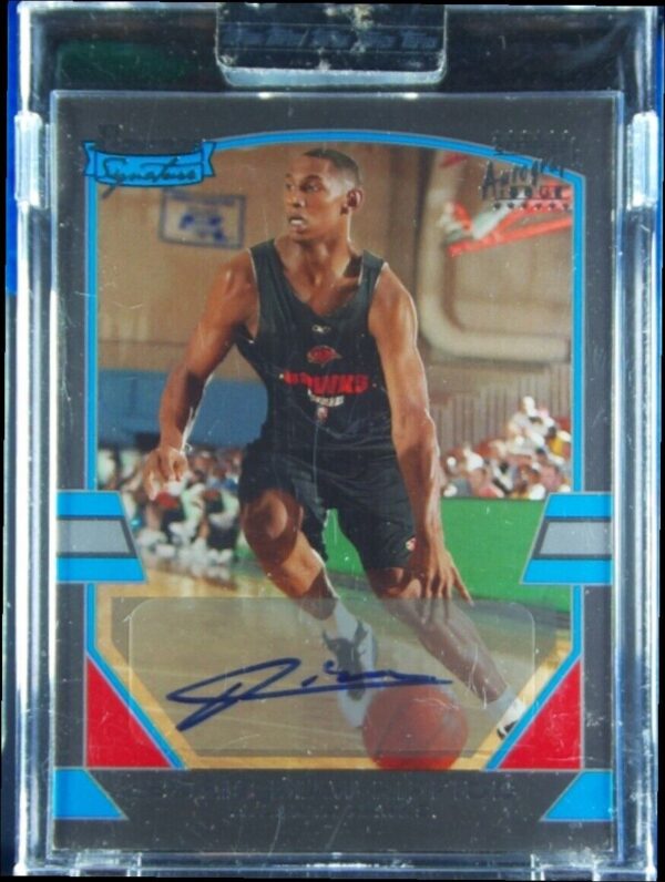 2003-04 Bowman Signature Boris Diaw AU RC SN1250 #70 Hawks