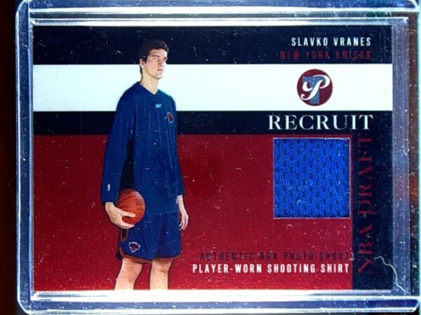 2003-04 Topps Pristine Slavko Vranes JSY #PR-SV Knicks Recruit Relics