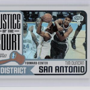 2003-04 Topps Tim Duncan #JC-4 Spurs Justice of the Court