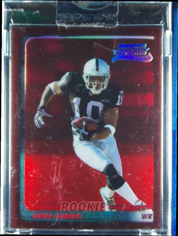 2003 Bowman Chrome Doug Gabriel Red Refractors SN235 #139 Raiders