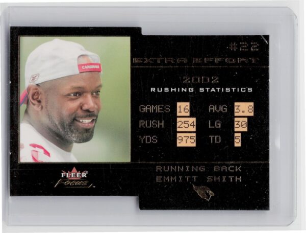 2003 Fleer Focus Emmitt Smith /500 #1EE Cardinals Extra Effort