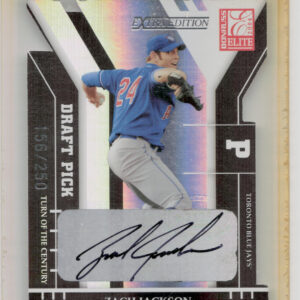 2004 Donruss Elite Extra Edition Zach Jackson AU SN250 #312 Jays Signature Turn