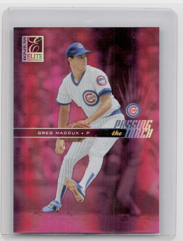 2004 Donruss Elite Greg Maddux / Mark Prior /500 #PT-39 Cubs Passing the Torch