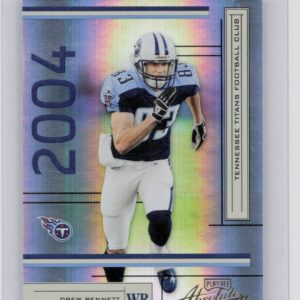 2004 Playoff Absolute Memorabilia Drew Bennett /1150 #141 Titans