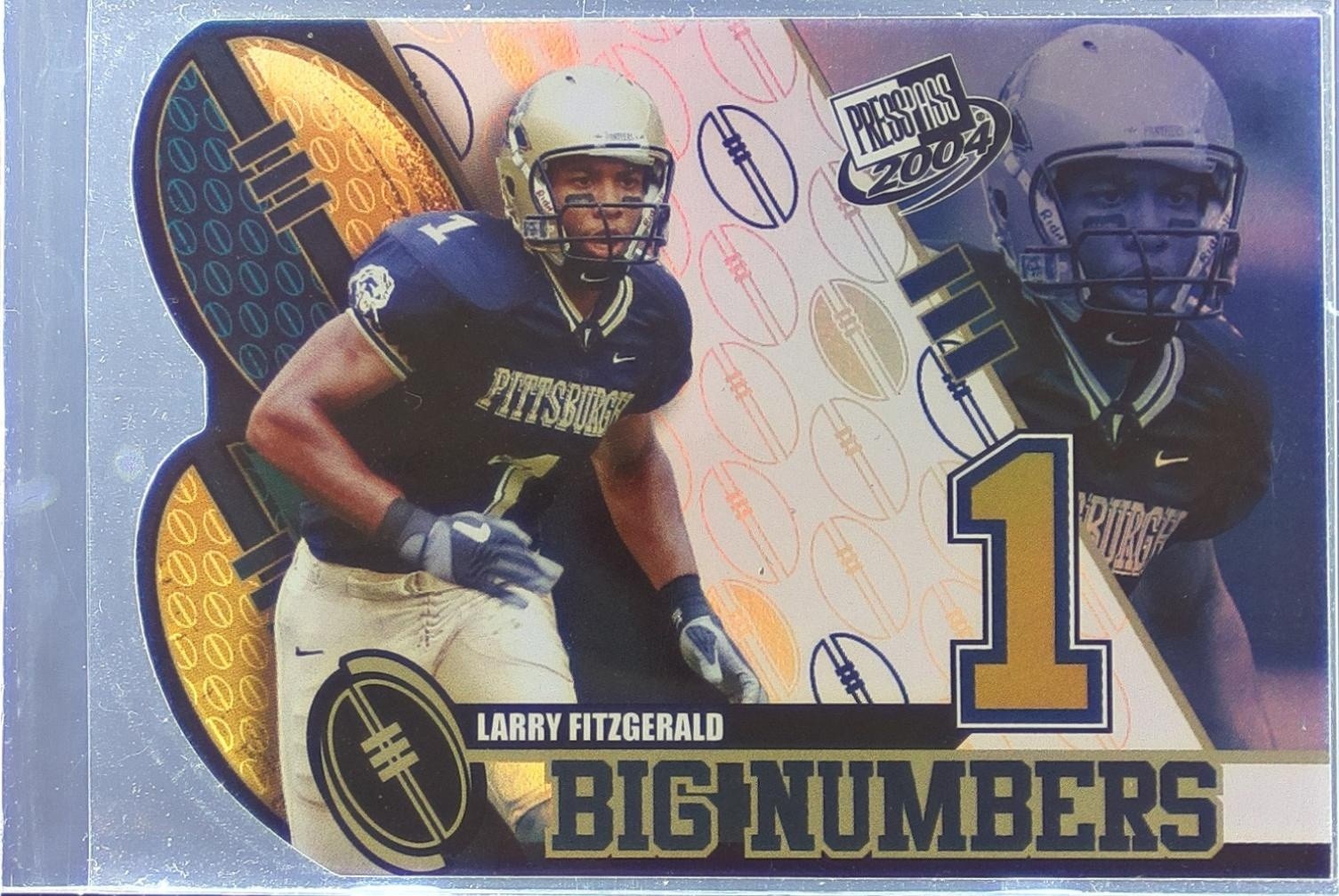 2004 Press Pass Larry Fitzgerald #BN6 Panthers Big Numbers