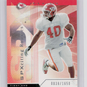 2004 SPx Kris Wilson SN1650 RC #156 Chiefs