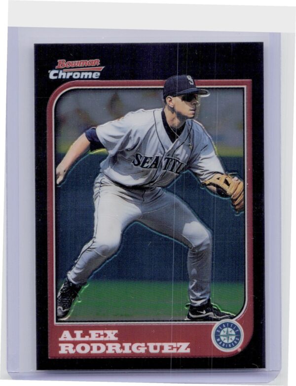2005 Bowman Chrome Alex Rodriguez #97-AR Mariners A Rod Throwback