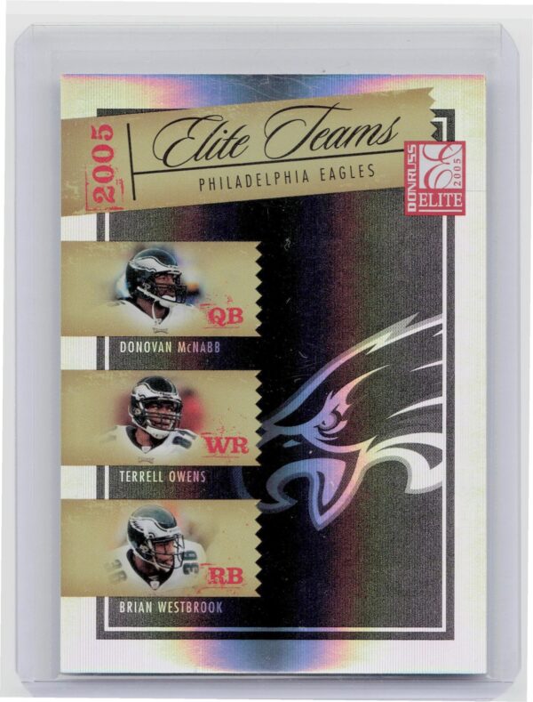2005 Donruss Elite Donovan McNabb/Terrell Owens/Brian Westbrook /1000 Eagles
