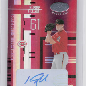 2005 Leaf Certified Materials Bubba Nelson AU SN250 #155 Reds Mirror Autograph R