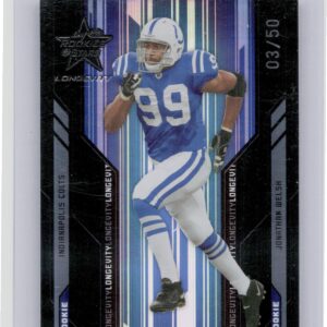 2005 Leaf Rookies & Stars Longevity Jonathan Welsh Black /50 #161 Colts