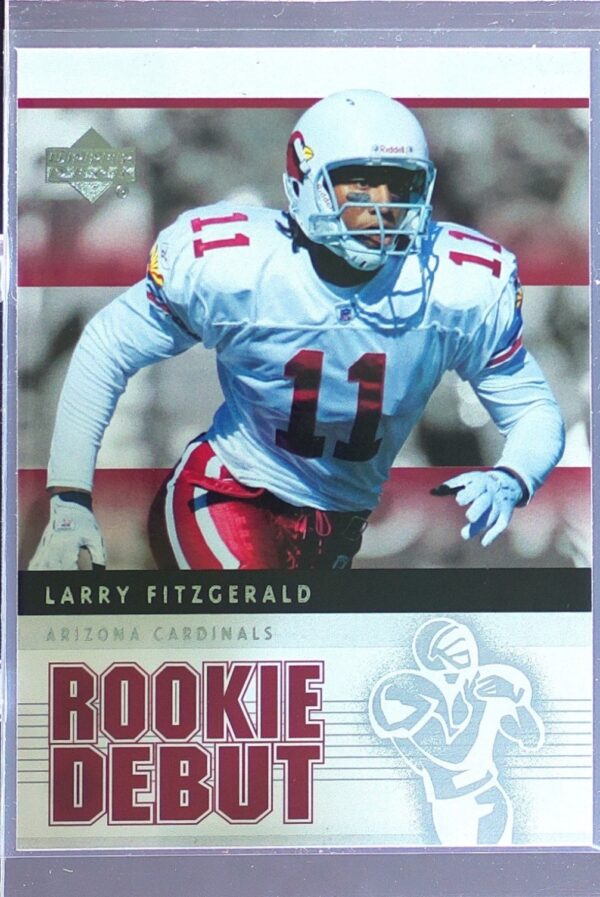 2005 Upper Deck Rookie Debut Larry Fitzgerald RC #1 Cardinals