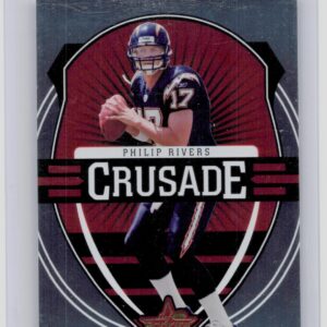 2006 Leaf Rookies & Stars Philip Rivers /1000 #C-11 Chargers Crusade Red